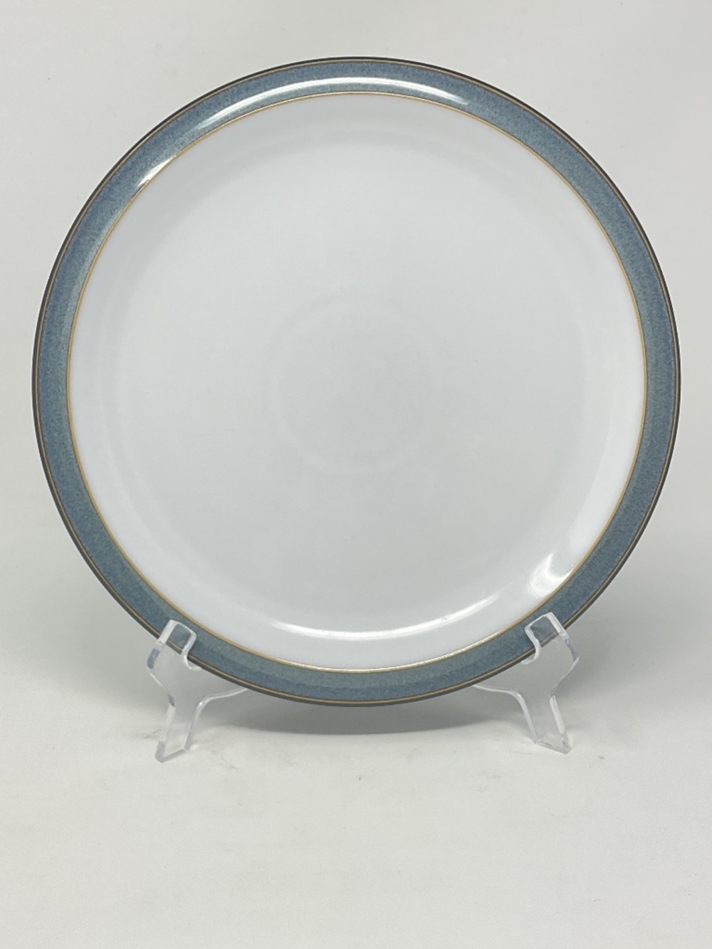 Denby Jet Grey (retired) Stoneware Dinner Plate (8 available $35 EACH)